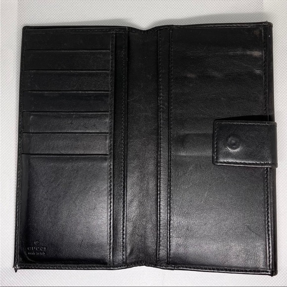 Gucci Long Wallet Black in Preowned / Used Condition - Picture 4 of 8